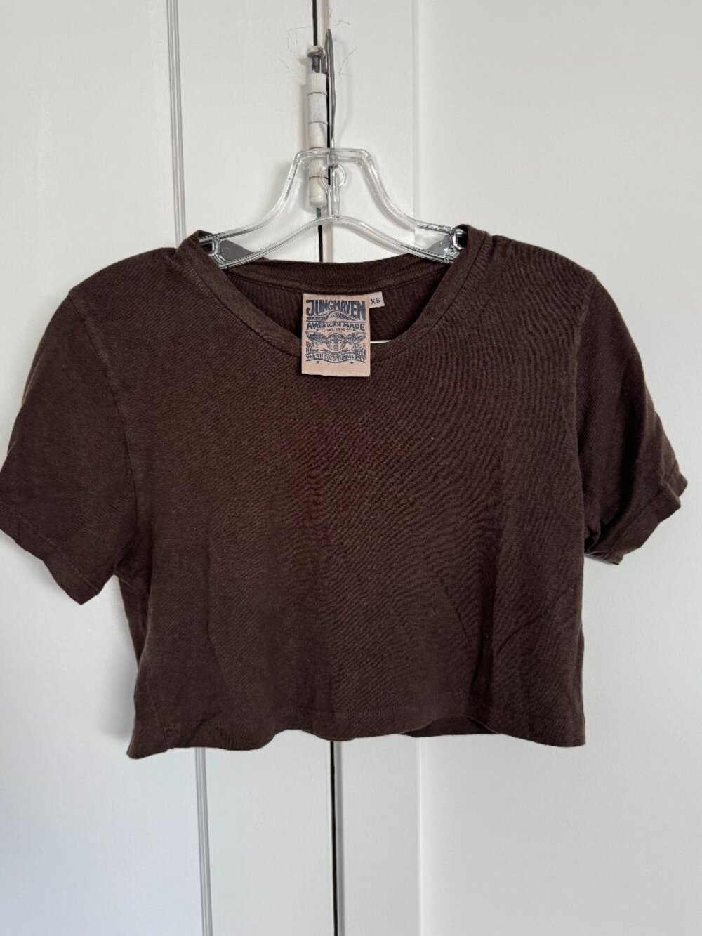Jungmaven Super Cropped Lorel Tee Size XS Hemp Organic Cotton